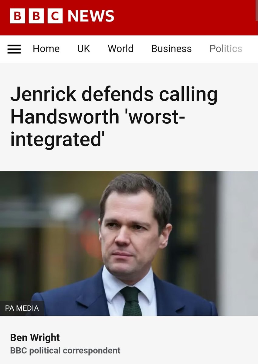 I grew up in Handsworth. It is one of the most wonderfully mixed places in England. My brother went to the Catholic school at the bottom of our road, where Muslims, Sikhs, Hindus, and Christians from many ethnic backgrounds play and learn together. Racists like Jenrick hate this.