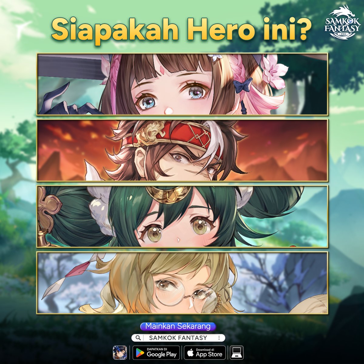 samkokfantasyid's tweet photo. Tatapan ini pasti nggak asing kan? Siapakah mereka?
Coba tulis tebakanmu di kolom komentar, Paduka https://t.co/gx1LVIFWiy