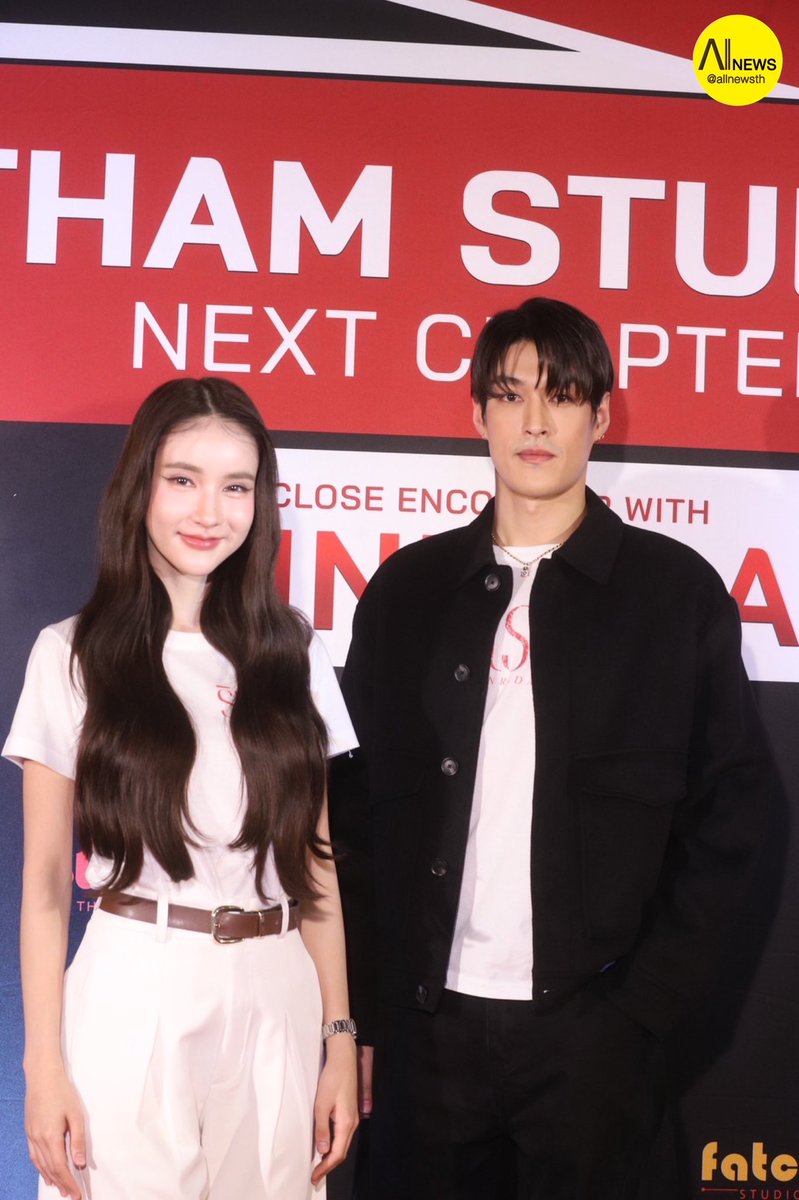 AllNews_th's tweet photo. “กระทิง ขุนณรงค์ - โยชิ รินรดา” ในงาน “THAM STUDIO’s NEXT CHAPTER 2026 : Close Encounter with RINRADA”
#ThamStudioNextChapter
#Kratinggg #RINRADA #รินรดา
#ThamStudio
#ThamStudioNextChapter2026 https://t.co/3EmQlHGZ07