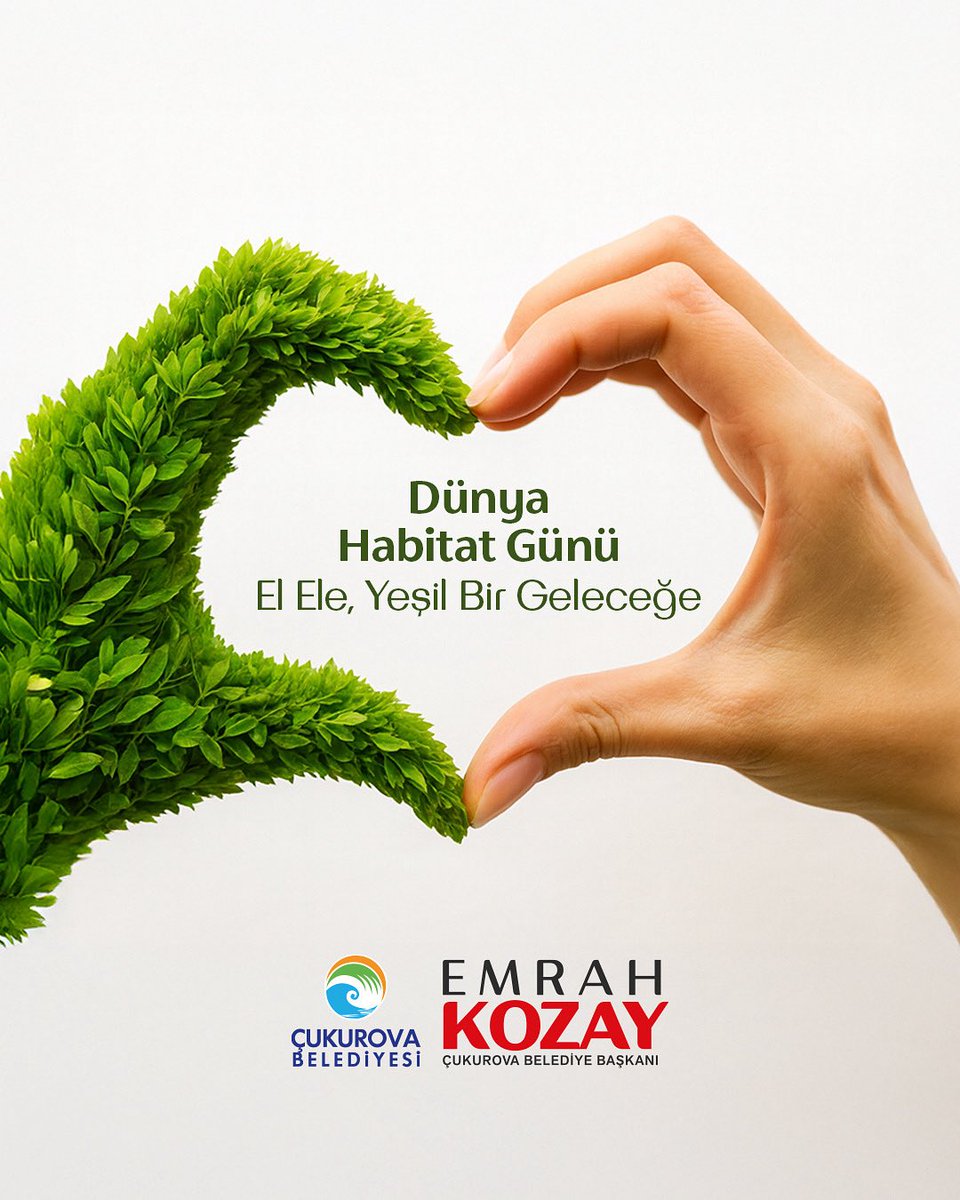 Gelecek nesillere daha yaşanabilir bir dünya mirası bırakmak için doğayı ve çevreyi hep birlikte koruyalım 🍀🌿
#DünyaHabitatGünü kutlu olsun.