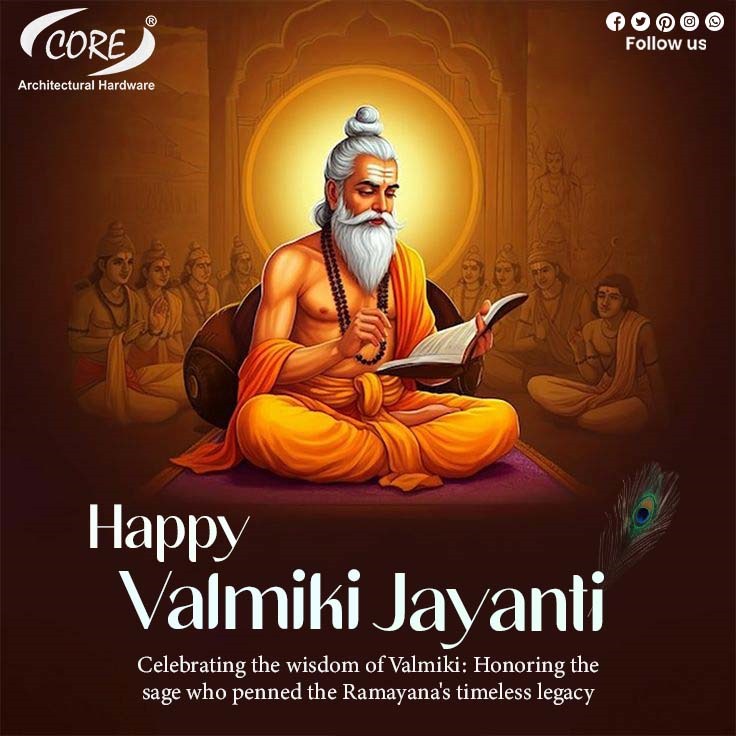 hardware_core's tweet image. Celebrating the wisdom of Maharishi Valmiki — the sage who illuminated the world with the epic of Ramayana.
🌿 May his teachings inspire truth, knowledge, and righteousness in our lives. 🌿

#HappyValmikiJayanti #ValmikiJayanti #India #tradition #lives #Wisdom #Delhi #Interiors