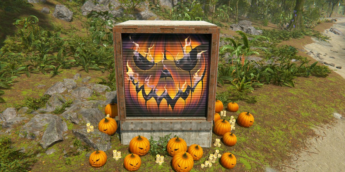 Wicked Pumpkin is my new work for #Rustober2025. I would appreciate your support! Trick or treat!🎃

Link: steamcommunity.com/sharedfiles/fi…

<a href="/gerrmanman/">ThatGermanGuy</a> <a href="/FcpnchStds/">facepunch</a> <a href="/HedgesnVideos/">Hedge</a> <a href="/playrust/">Rust</a> 
#rust #rustworkshop #rustskins