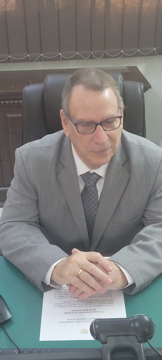 🇨🇺🤝🇧🇭 The Ambassador of #Cuba, Miguel Porto Parga presented his Copies of Credentials as the new Cuban Ambassador non-resident to the Kingdom of Bahrain to Minister of Foreign Affairs, Abdullatif bin Rashid Al Zayani