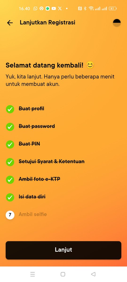 Nuiaini21's tweet photo. @jadijago daftar baru tp stuck disini mulu dah sejam an https://t.co/QtNqUFxqOS
