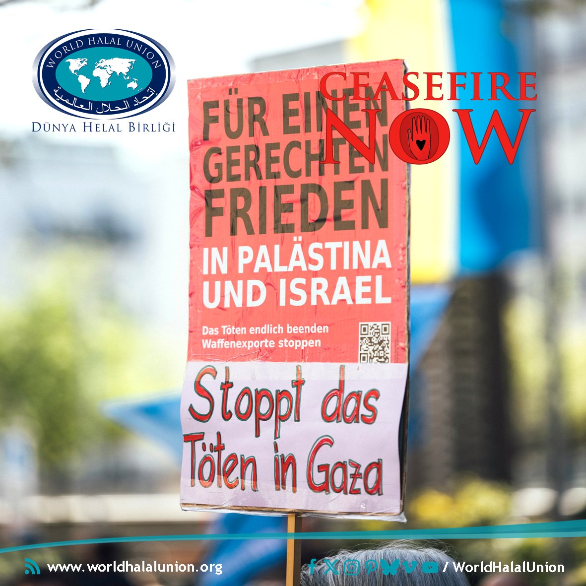 The most shameful..
tinyurl.com/45kbjrup

#WorldHalalUnion #DünyaHelalBirliği #Halal #Helal #حلال #حلالا #할랄 #清真 #Хелал #ハラール #Smiic #UNHRW #Peace #Children #Justice #ceasefirenow #Gaza #genocide #holocaust #Wck #OpenArms #Unicef #Amnesty #Msf #Fcnl #Artists4Ceasefire