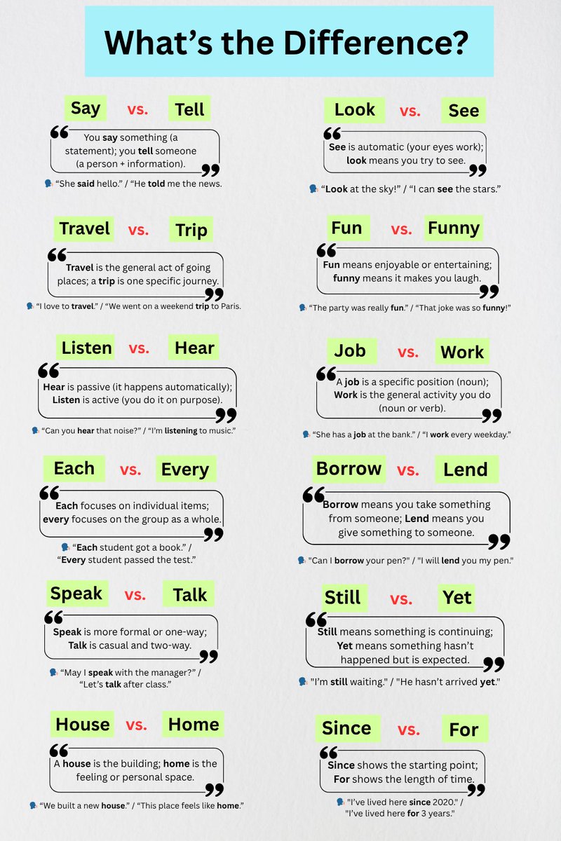 grammarengli's tweet image. What the different