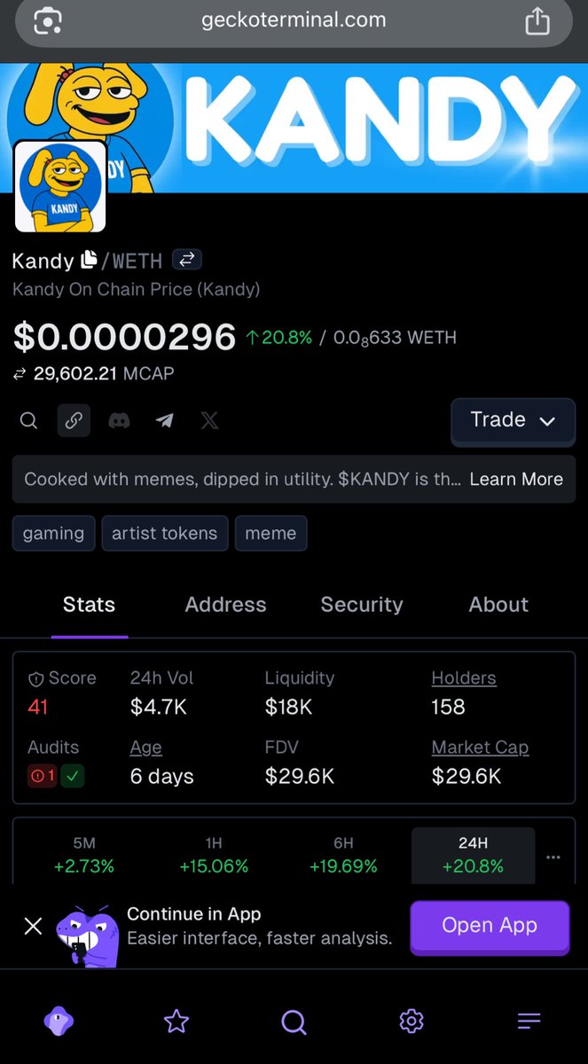 kandyonchain's tweet photo. https://t.co/Sl0MiT9LTc

LFG

👀👀👀 https://t.co/SeKNhsaYMy