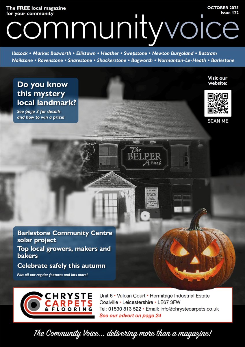 Reckon you’re a local legend? 🔍 Have a squiz at this month’s front cover and tell us what landmark you see! Spot it right and you could bag a £10 One4All voucher. Go on, give it a go – send your guess to The Community Voice team. Let’s see who really knows their patch!