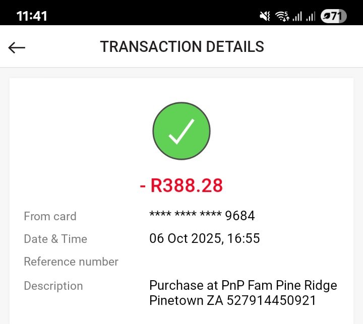 ThabaniD's tweet photo. @tymebankza I made a purchase yesterday 06/10/25 of R388.28 and my account was debited. Today 07/10/25  at 00:50 same amount is debited again. Please explain why? https://t.co/qVM4XZKHmv