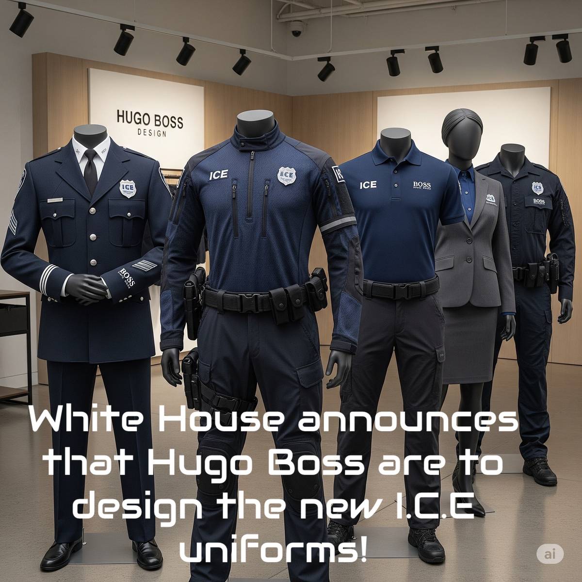 For those of you not catching on. Hugo Boss created the original Nyahzee uniforms. #USA #ICE #Hugoboss #ElonMusk #Trump