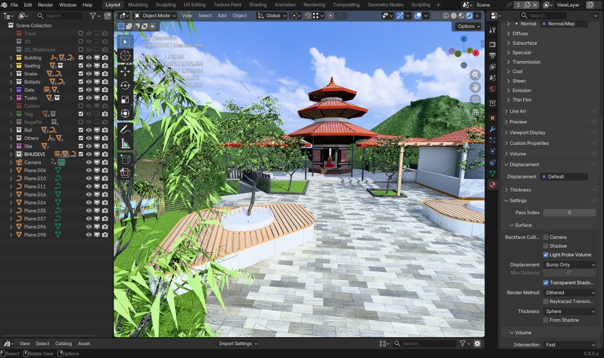 SAXN___'s tweet image. Archviz Shrine
#b3d  #blender #blender5.0 #3DCG