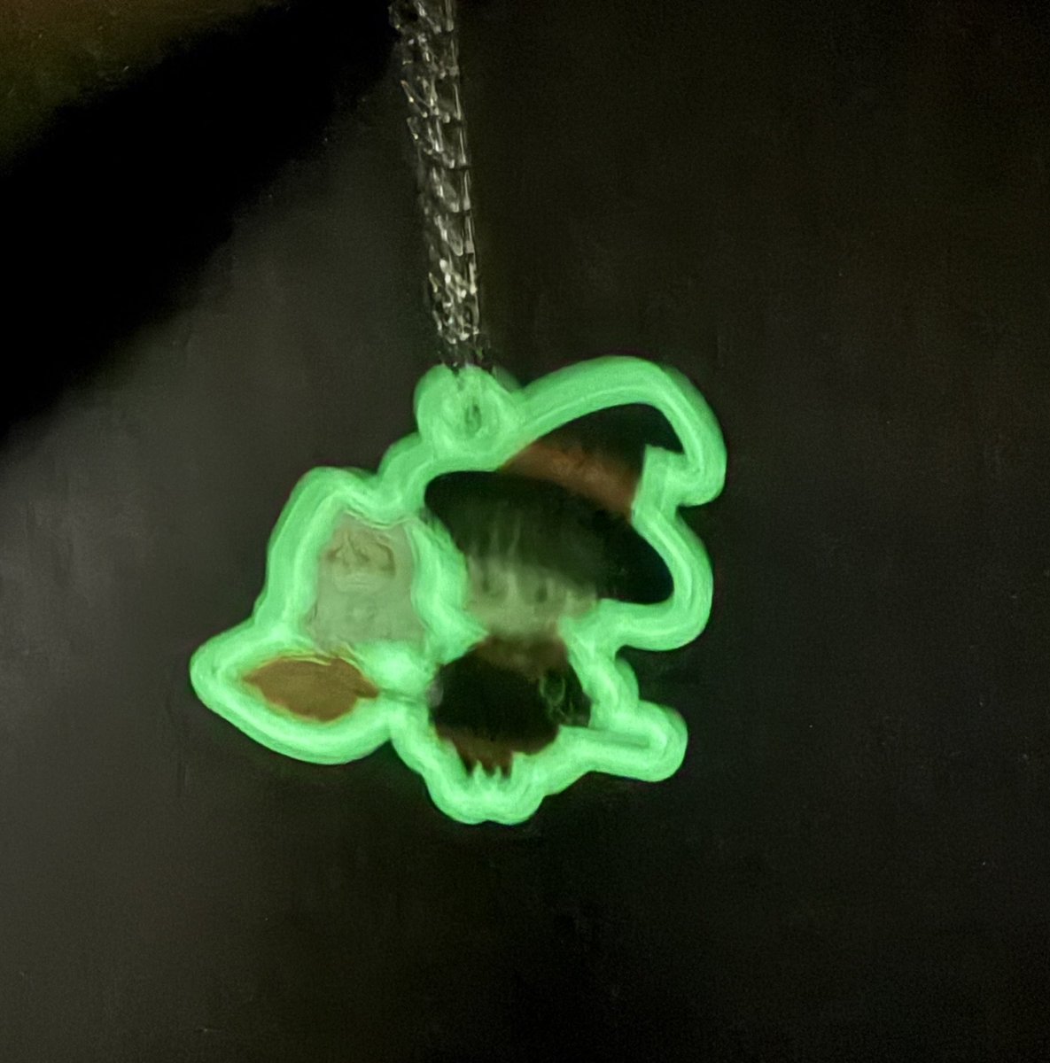 ได้รับงานอะคริลิคเรืองแสงแล้วค่า น่ารักมากๆ 💚👻
 #ลลนรีวิว