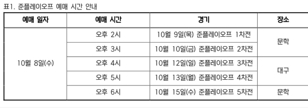 SPOTV_skullboy's tweet photo. 준플레이오프 예매시간입니다. https://t.co/0rmO00TU78