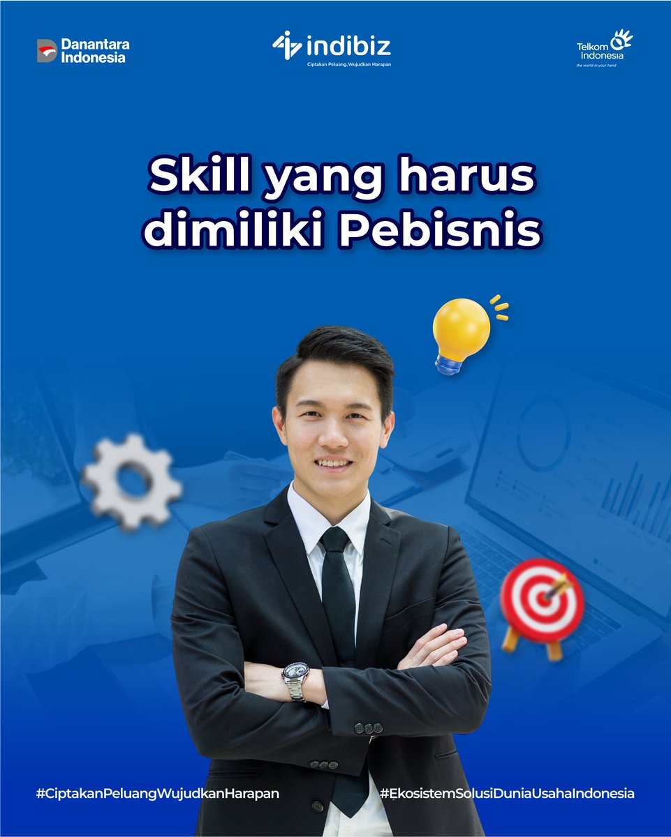 Indibiz_jtdiy's tweet image. Untuk terjun ke dunia bisnis, ada berbagai skill yang perlu kamu kuasai! Dari Data Analytics hingga Creative Thinking, setiap kemampuan ini dapat membantumu mencapai kesuksesan.
Menurutmu apa skill yang paling penting untuk dimiliki seorang pengusaha?
#Indibiz #Indibizjtd