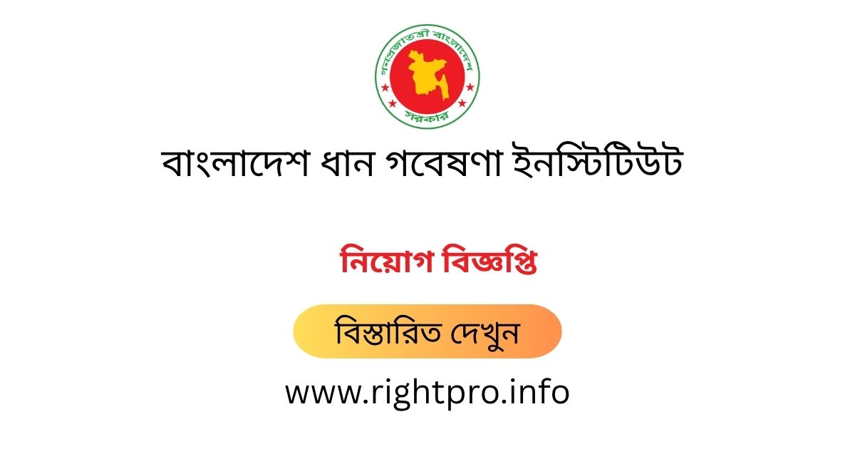 webdeveloper_zj's tweet image. 👉 নিয়োগকর্তার নাম:  বাংলাদেশ ধান গবেষণা ইনস্টিটিউট নিয়োগ বিজ্ঞপ্তি ২০২৫ – brri.gov.bd আবেদন করুন।
👉 মোট শূন্যপদ: 32+49 posts.
👉 আবেদন শুরু: 07 October 2025
👉 আবেদন শেষ: 30 November 2025 at 5:00 PM
👉 বিস্তারিত জানুন: rightpro.info/post/119
