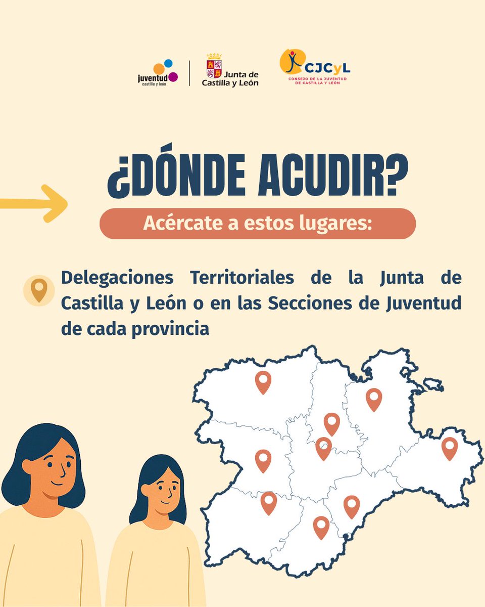 🔥 ¡Que no se te escape esta oportunidad!

¿Ya conoces el Programa de Empleabilidad para Jóvenes? Junto al <a href="/CJCyL/">Consejo de la Juventud de Castilla y León</a> te abrimos la puerta al Sistema Nacional de Garantía Juvenil.

✅ Talleres, seguimiento, asesoramiento… ¡todo pensado para ti!

ℹ️ Más información en: