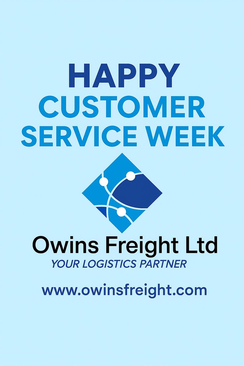 owinopaul4's tweet image. Celebrate Customer Service Week with Owins Freight Ltd, your trusted logistics partner! #CustomerServiceWeek #OwinsFreight #LogisticsPartner owinsfreight.com