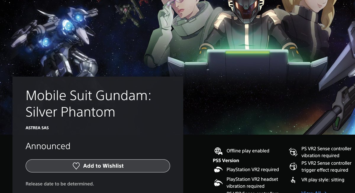 Gundam Silver Phantom est annoncé sur PSVR 2 !
Le test de ce long métrage animé en VR youtube.com/watch?v=XGQtFC…