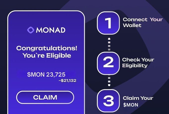 Wi will be eligible in <a href="/monad/">Monad</a> airdrop insha Allah 🥰