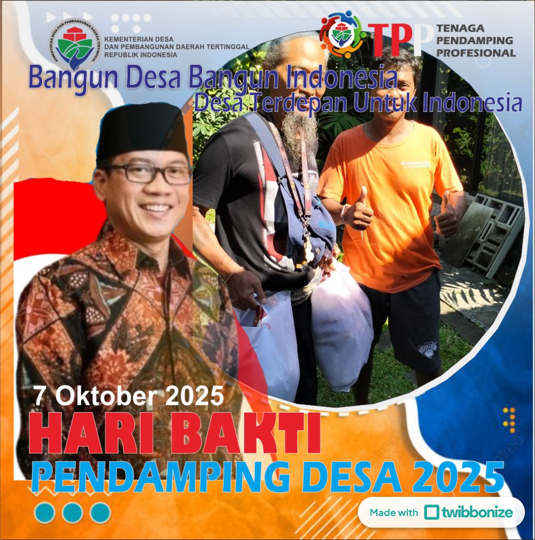 putu_adiana's tweet photo. SELAMAT HARI BAKTI PENDAMPING DESA, kita tingkatkan integritas diri dan pengabdian pendampingan desa untuk suksesnya 12 rencana aksi kementerian desa guna merealisasikan Asta Cita menuju Indonesia Emas 2045,@prabowo  @YandriSusanto27  #HariBaktiPendampingDesa2025 #TPPIndonesia https://t.co/Xjj7idniMn