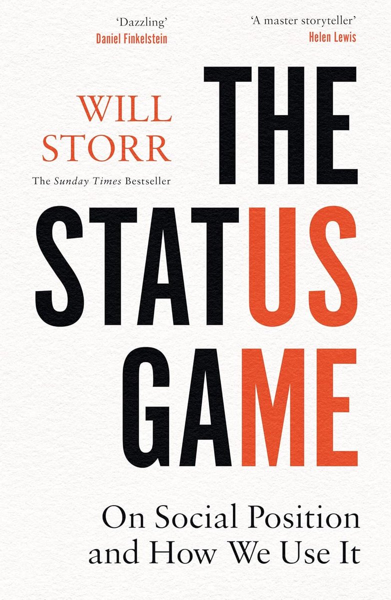 5 libros brutales, que no entiendo porqué no están traducidos aún.

1. The Status Game de Will Storr