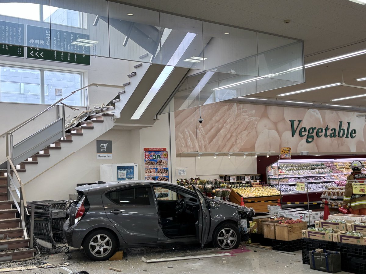 今日イチのびっくり
上から車