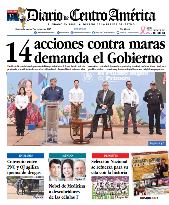 Le compartimos nuestra portada de hoy, puede leer nuestra versión digital en el siguiente enlace:

issuu.com/_dca/docs/edic…

📰Diario de Centro América