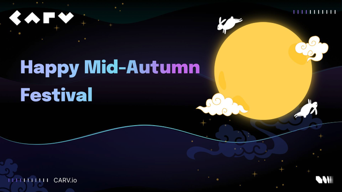 Maligayang Mid-Autumn Festival mula sa CARV 🥮

Maging ang AI Beings ay nagpahinga ngayong gabi, para magbahagi ng mga mooncake, data, at kaunting liwanag. 🌕