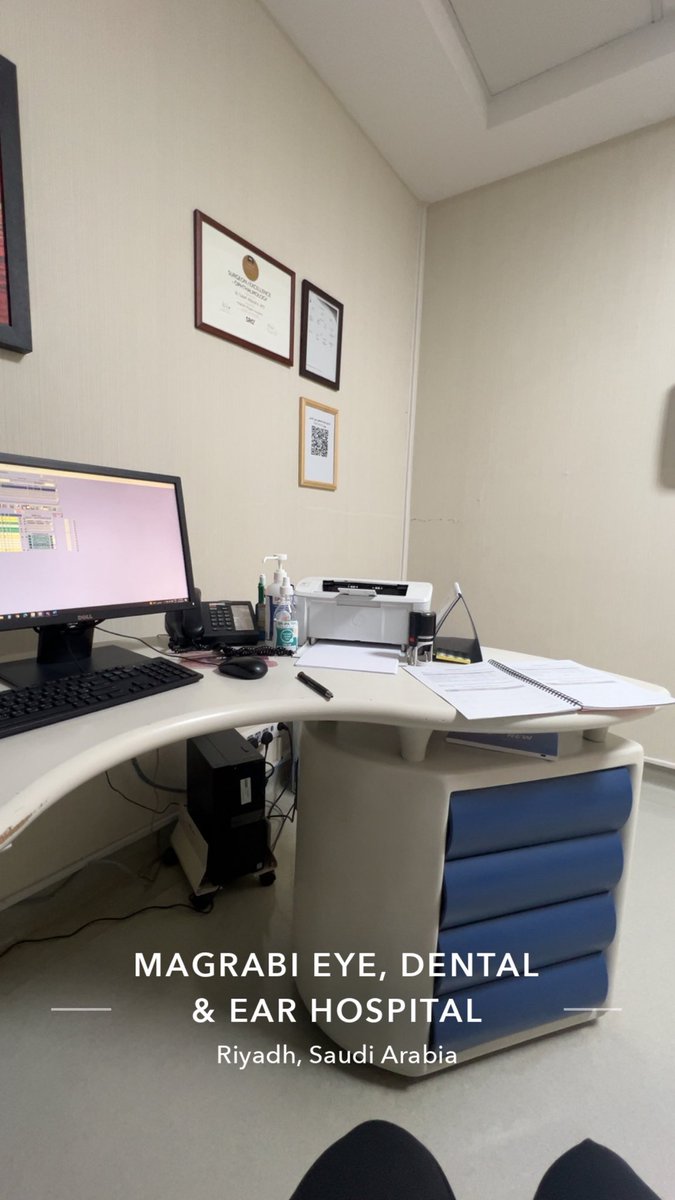 Glaucoma &amp; Cataract clinic 👁️
 it was a special experiment w dr.albeshri