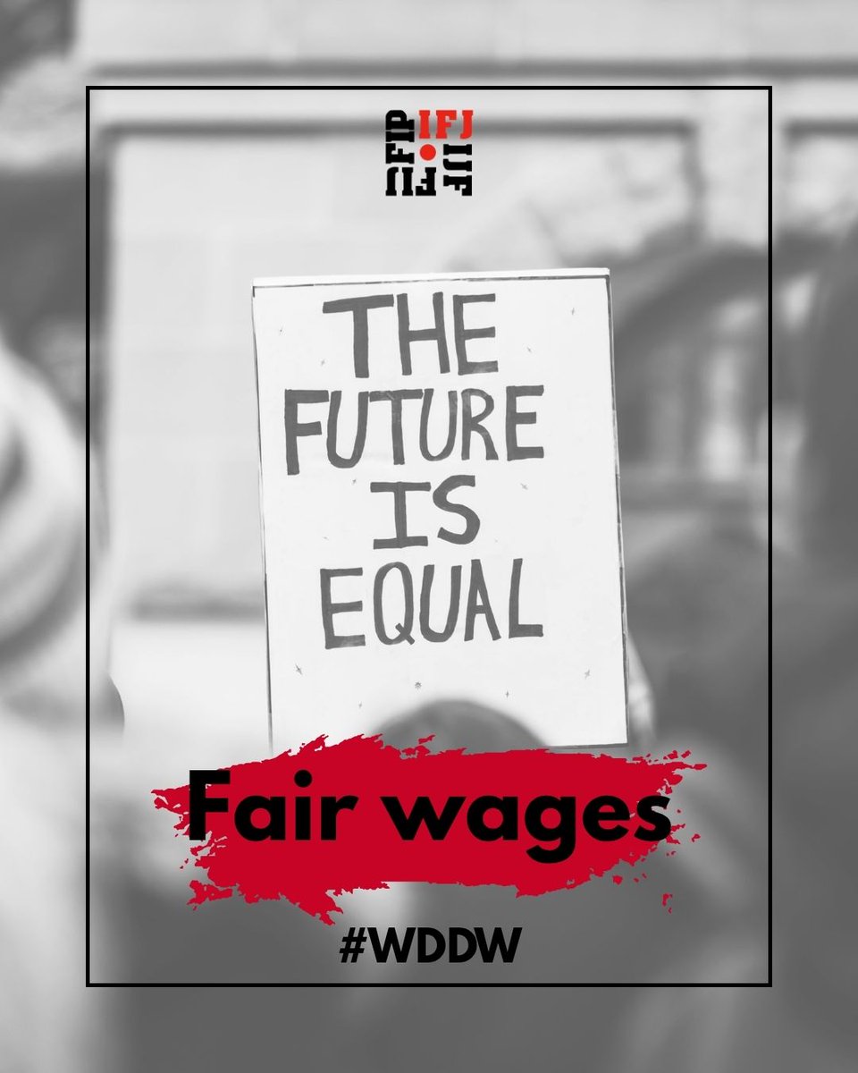 IFJGlobal's tweet image. 📢 On World Day For Decent Work we demand…

💰 Fair wages
🦺 Safety at work
👀 End of surveillance
🤝 Freedom of association
📰 Press freedom

#WorldDayForDecentWork #WDDW
