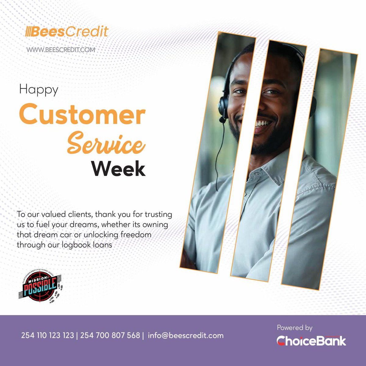 This Customer Service Week, we celebrate you, our esteemed clients. Your trust keeps us driven, and your success keeps us inspired. Thank you for choosing us as your financial partner. 

#customerservice #CustomerServiceWeek2025