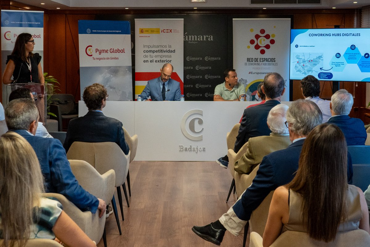 La Cámara, en colaboración con ICEX España y la Dirección Territorial de Comercio en Extremadura, ha celebrado ayer una jornada informativa bajo el título “Acuerdos comerciales: Mercosur, México y Chile” 📝

camarabadajoz.es/es/noticia/la-…

#PymeGlobal #FondoEuropeosEspaña #FEDER
