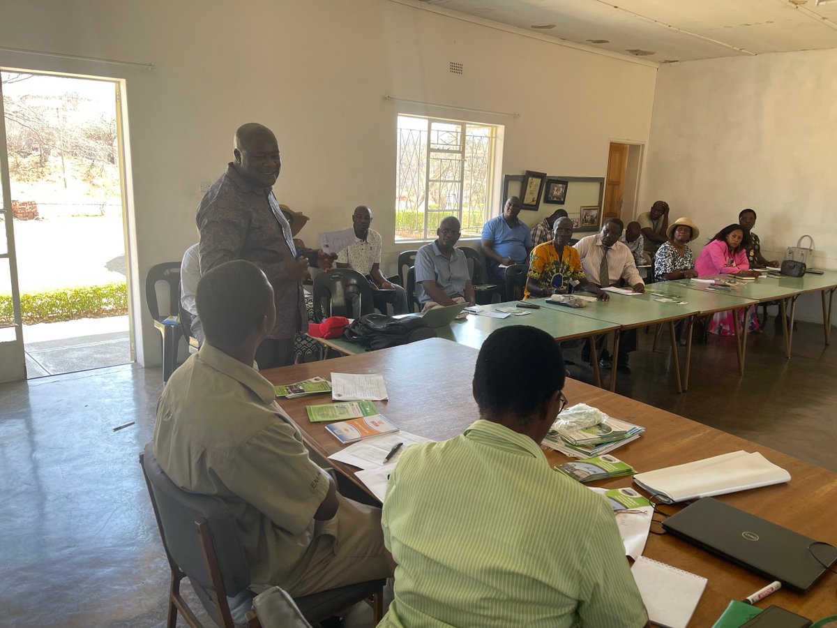 hwangetown's tweet image. The Environmental Management Agency (EMA) is today conducting a training workshop for Hwange Local Board’s Sub-Environmental Committees drawn from various Wards to strengthen community participation in environmental management and conservation @HwangeResidents @EMAeep @molokele