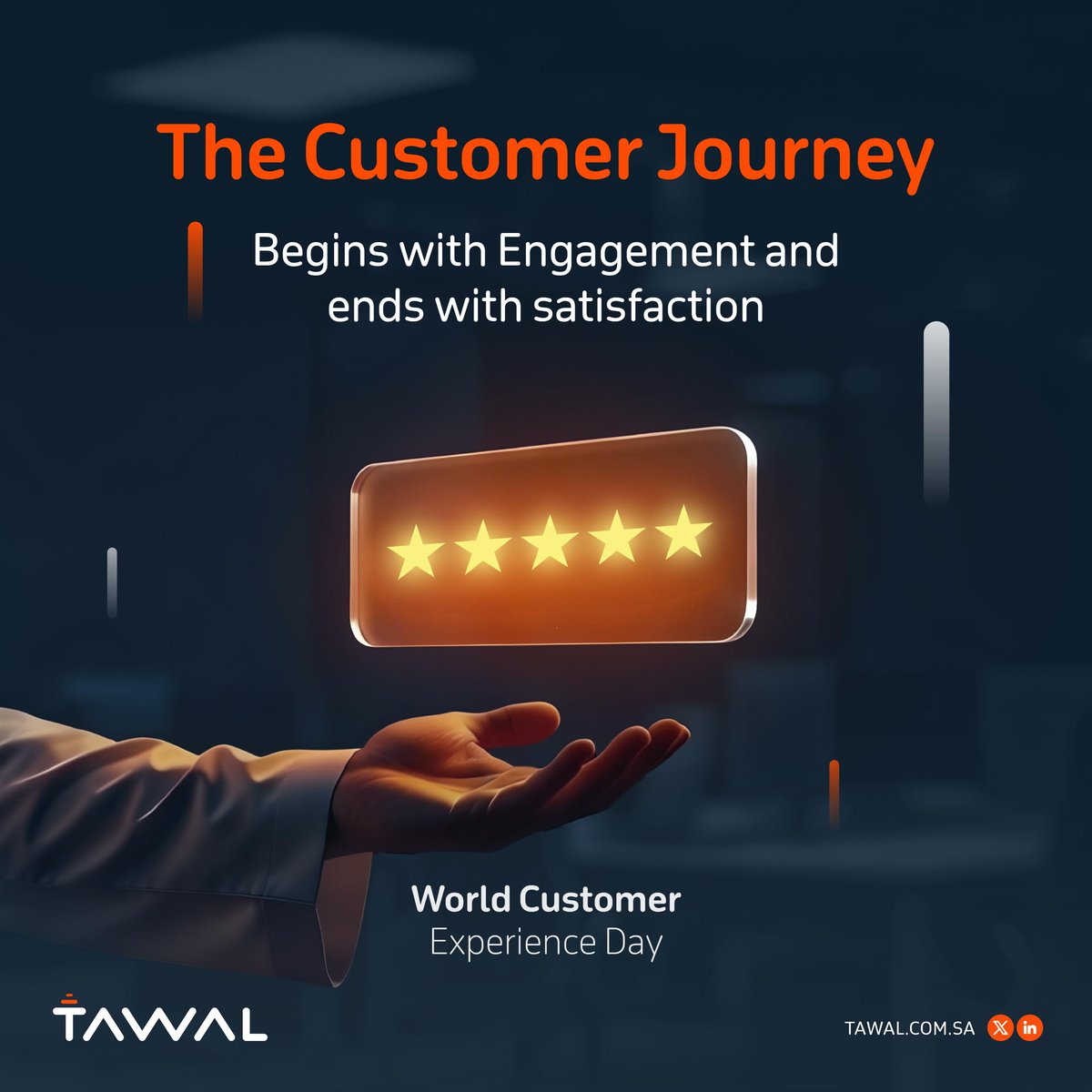 On #WorldCustomerExperienceDay, we aim to deliver a remarkable experience that meets customer expectations. 
#TAWAL