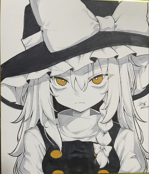 魔理沙 色紙