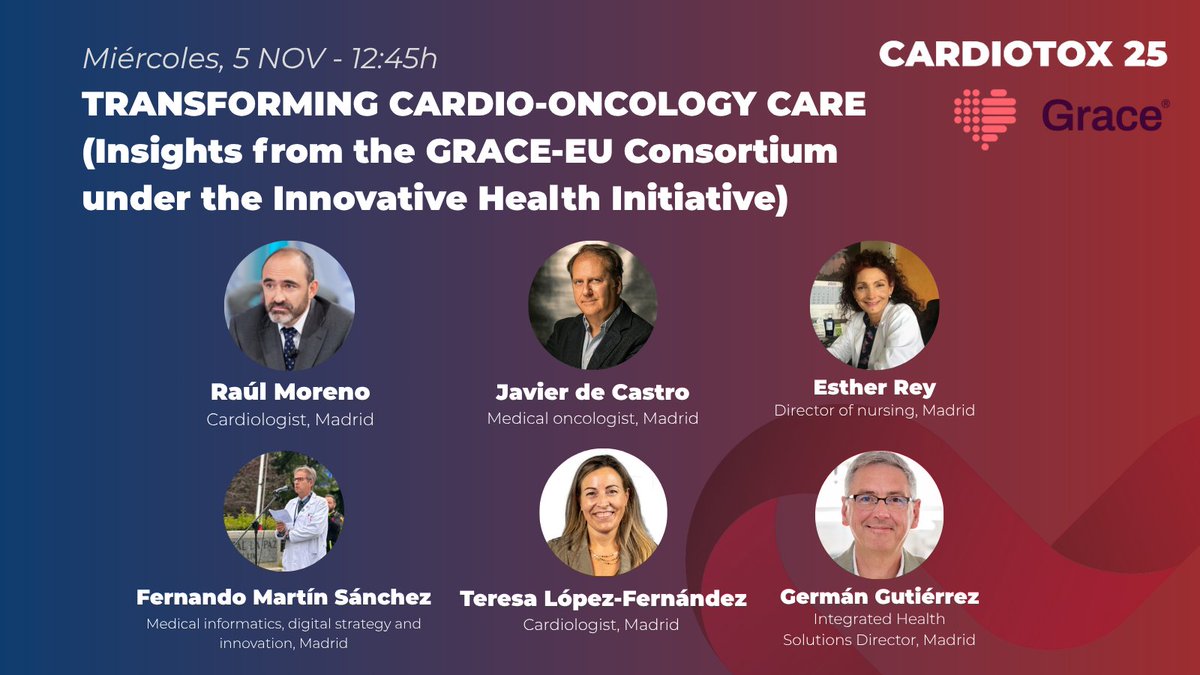Tactics (@tactics_md) on Twitter photo En #CardioTox25, el proyecto europeo <a href="/GraceIHI/">GRACE project (IHI)</a> organiza un bloque sobre cardio-oncología, con socios como <a href="/CardioHULP/">Cardiología La Paz</a> <a href="/OncoMedHULP/">Oncología Médica HULP</a> y <a href="/Medtronic/">Medtronic</a>
¿Cómo la innovación digital y el trabajo en red pueden contribuir a mejorar el seguimiento y acompañamiento de los pacientes?
Un En #CardioTox25, el proyecto europeo <a href="/GraceIHI/">GRACE project (IHI)</a> organiza un bloque sobre cardio-oncología, con socios como <a href="/CardioHULP/">Cardiología La Paz</a> <a href="/OncoMedHULP/">Oncología Médica HULP</a> y <a href="/Medtronic/">Medtronic</a>
¿Cómo la innovación digital y el trabajo en red pueden contribuir a mejorar el seguimiento y acompañamiento de los pacientes?
Un