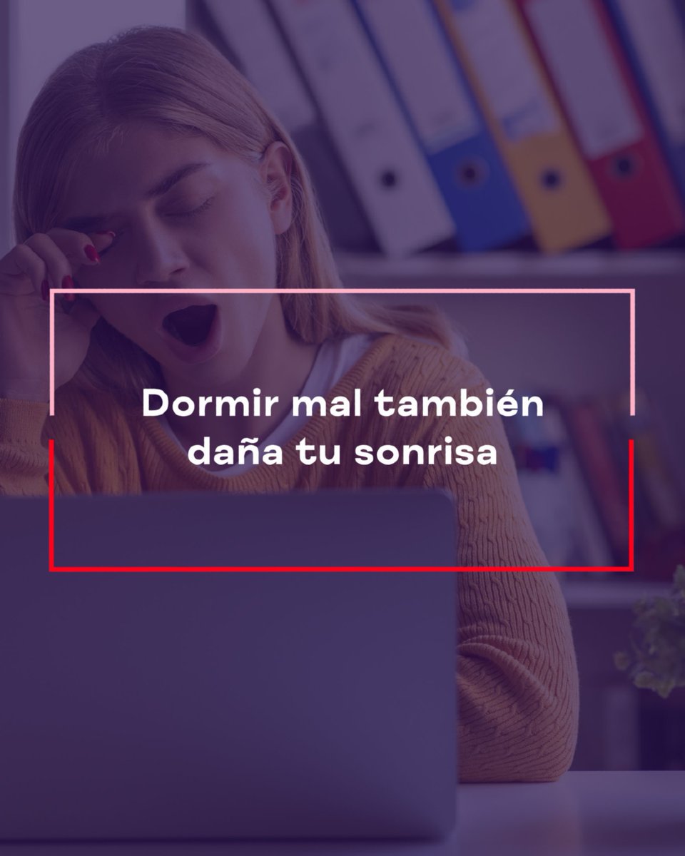 Dormir mal también deja huella en tu boca. 🦷💤

El bruxismo, la sequedad bucal o la inflamación de encías están ligados a malos hábitos de sueño.

#Expodental