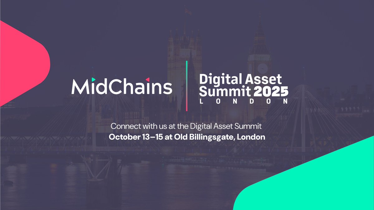 London is calling! <a href="/MidChains_/">MidChains</a>  is heading to the Digital Asset Summit <a href="/blockworksDAS/">Digital Asset Summit 2026</a>, October 13-15. Let’s connect while we’re there.

Reach out at vincent@midchains.com to catch up.