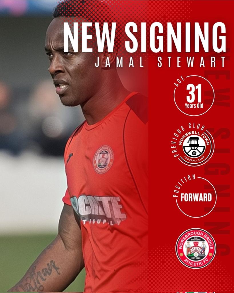 WorsbroughBFC's tweet image. Some of you may have noticed a new face in a Briggers shirt at the weekend at Doncaster City !

We are pleased to welcome @JStewart_9 to the Briggers.

The experienced forward adds further strength to the squad as we move into the busy winter months.