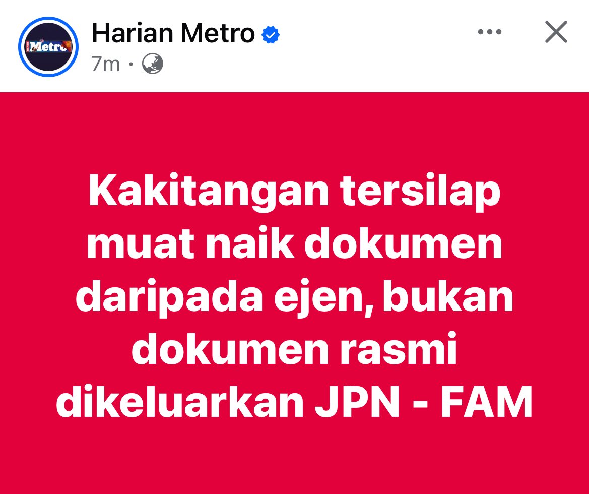 SyedAkramin's tweet photo. Jadi, FAM ada 2 set dokumen? Maklumat pada dokumen dari ejen dan JPN tidak sama? Yang mana betul dan yang mana palsu? Siapa yang menipu? Kau suruh siapa yang upload dokumen tersebut? Budak intern?

Aduh, macam kartun lah FAM ini. https://t.co/vNXyDgaPBi