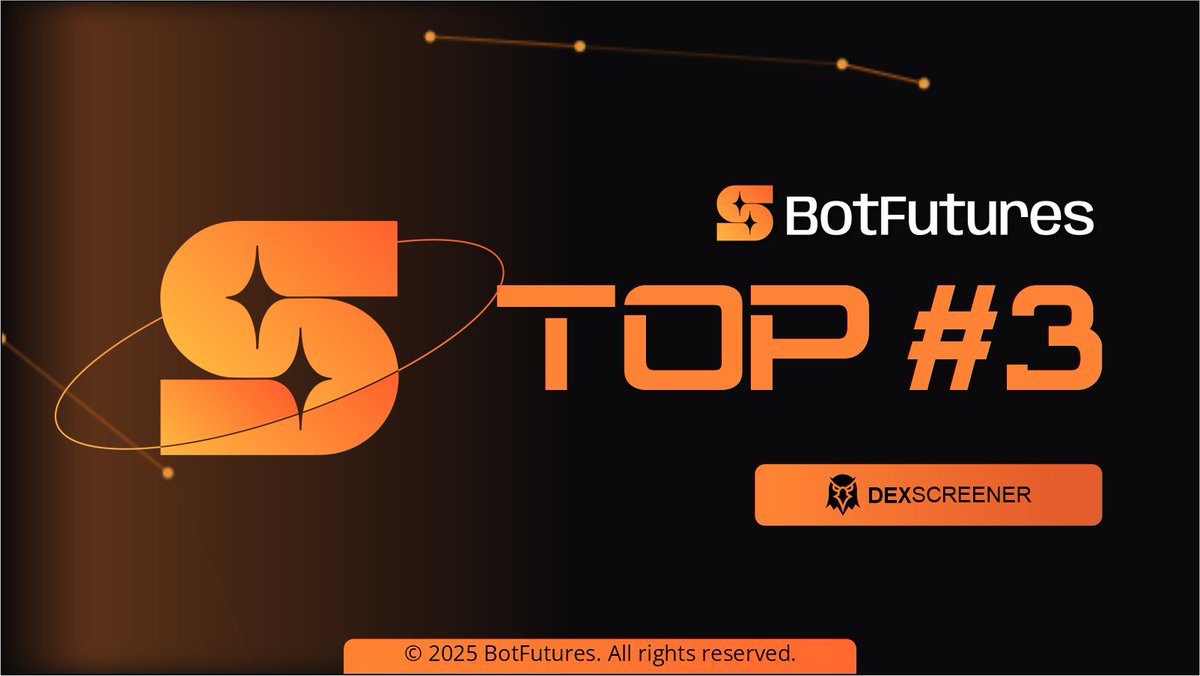 _botfutures's tweet photo. $FUTURES made it to Top#3 on DexScreener. This is real. 🔥
https://t.co/PjLwyS9ybb https://t.co/rBWQBJo5wE