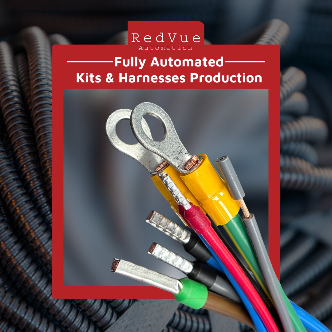 RedvueLtd's tweet image. We know how frustrating it is when a tiny #wiring mistake can bring your production line to a halt. That's why we offer custom #wiringkits, #cable #assemblies & wiring #harnesses thanks to our #Komax Zeta 650! 💪
Check out our news story for more info: bit.ly/481ITYk