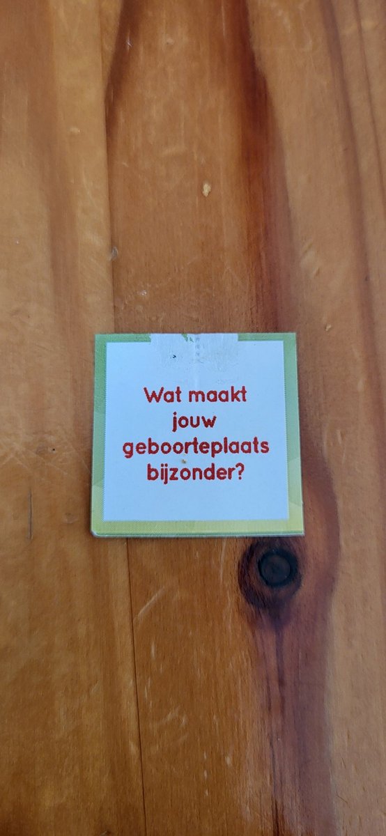 Dat ik er geboren ben! 

Sorry ik kon het niet laten....😉😊