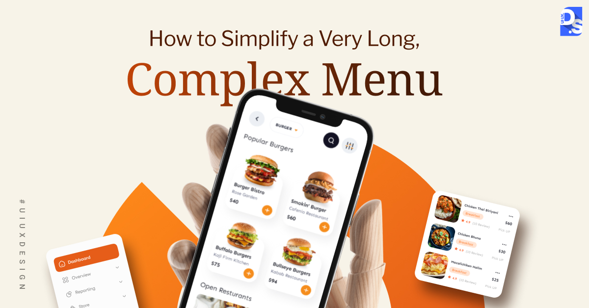 design__studio's tweet image. Cluttered menus = confused users. Here are 3 ways to simplify them and make your product effortless to use.
.
.
.
#uiuxdesign #uxdesign #UIDesign #designstudiouiux