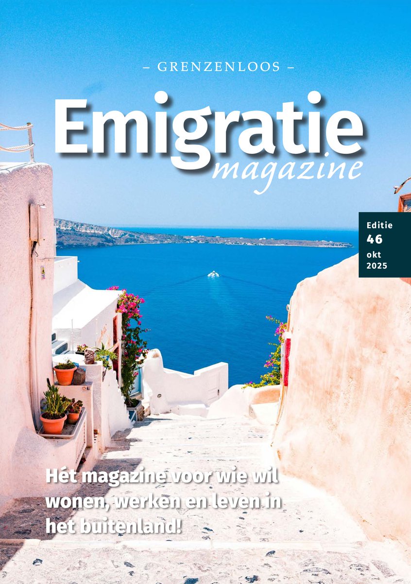 De nieuwe (oktober) editie van het Emigratie Magazine is uit! Lees het online of download het naar je computer of iPad. En zoals altijd: gratis!
grenzenloos.nl/wp-content/upl…