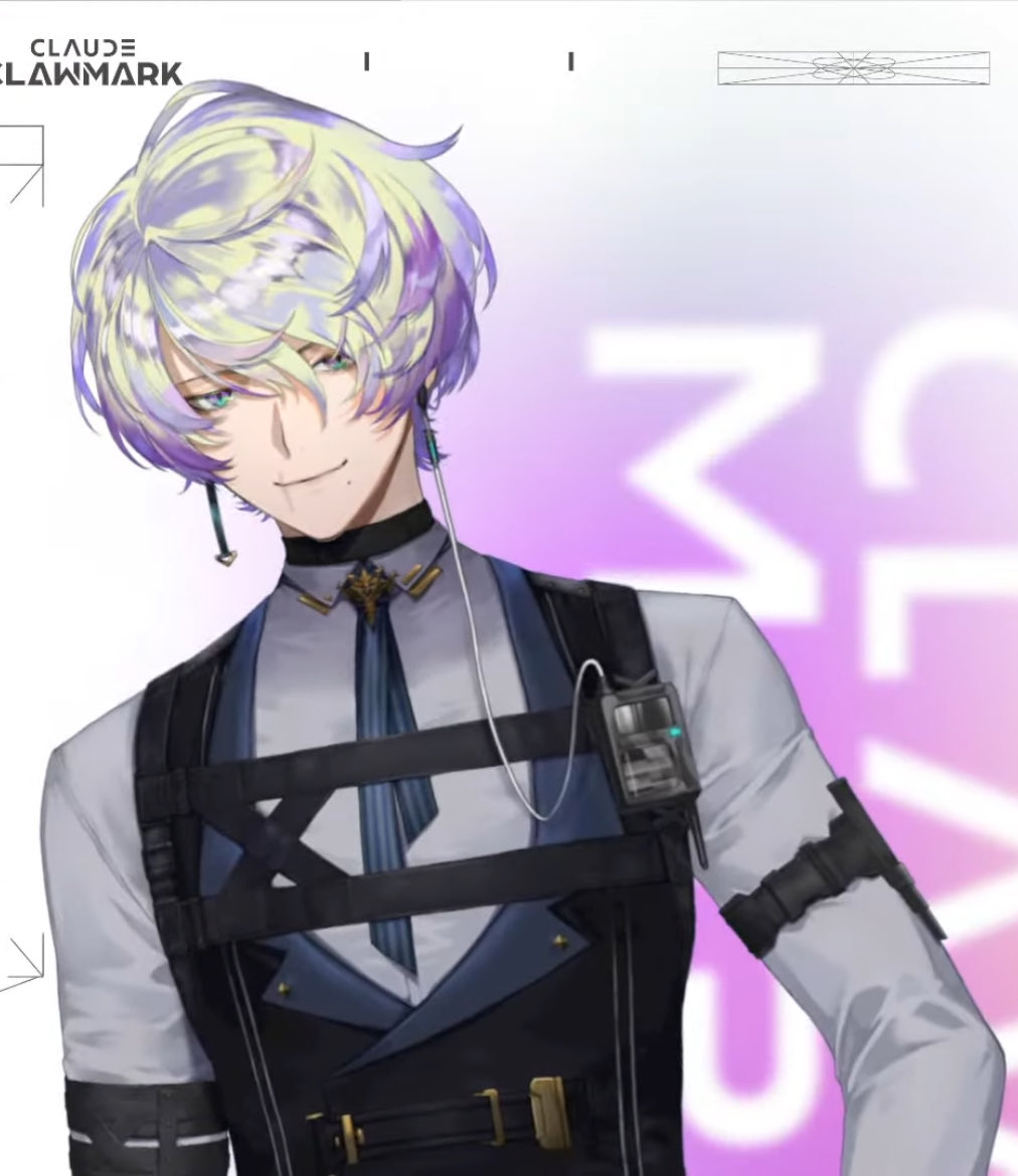 kaena_4s's tweet image. The girls are not here with us anymore.
But that doesn’t mean their existences had never been.
He is Claude Clawmark, from Nijisanji EN 9th wave TTT.