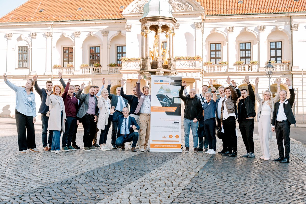 FMCI’s Russell Vickers and Diarmuid Ó Conchubhair joined the first in-person meeting of the @InterregEurope #SMARTAUTO project in Magdeburg.
Partners from 7 countries shared insights on autonomous driving policies and progress—and even took a ride on an autonomous shuttle! 🚐