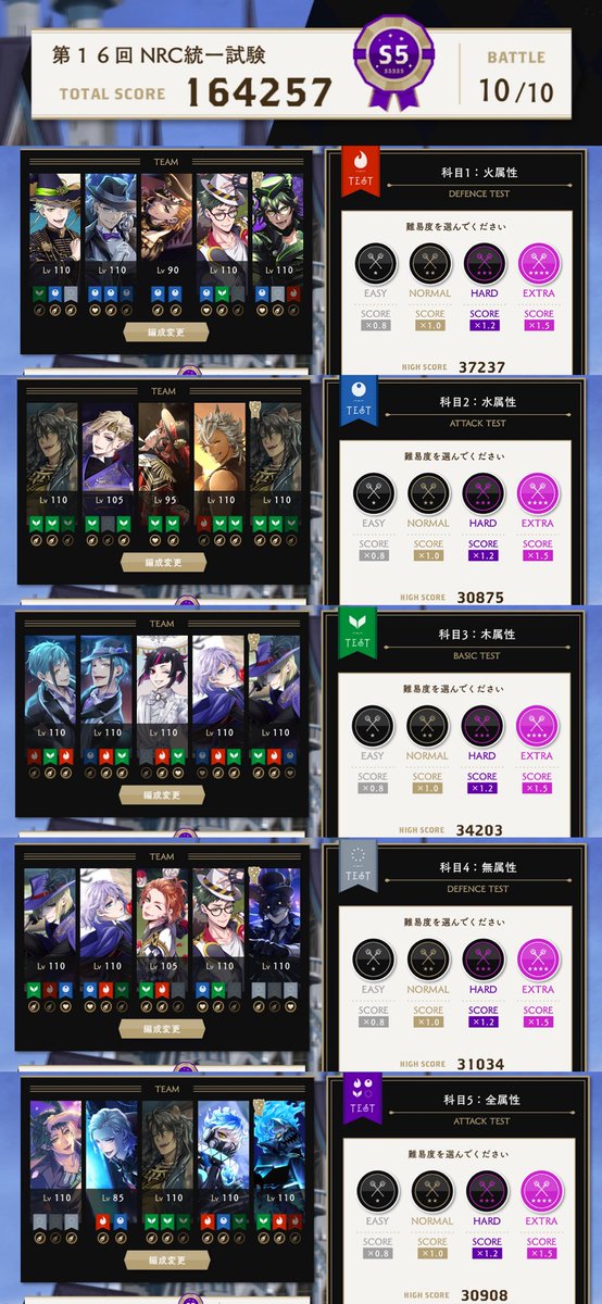 n_maya's tweet image. 自己ベスト更新できました～！フレンドの皆さんありがとうございます✨
 #NRC統一試験