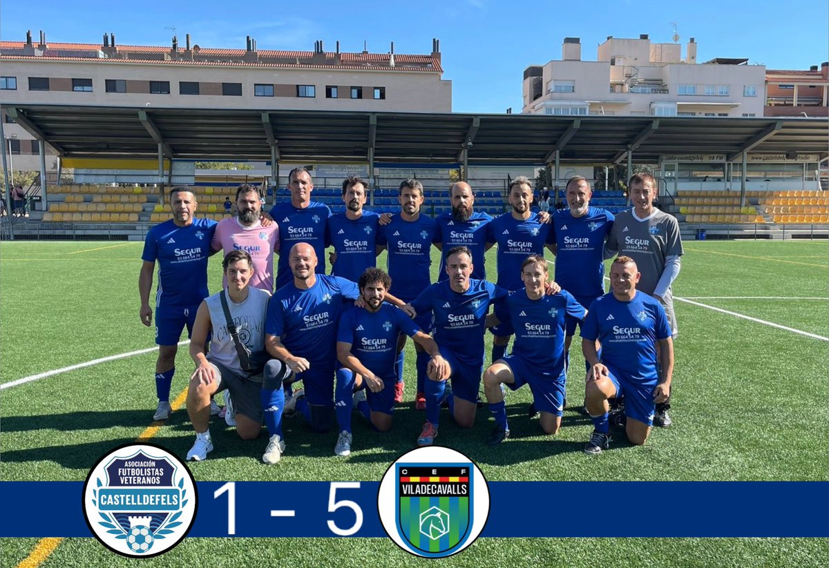 LIGA| PREFERENTE 🔵⚽️

#veterans💙 

El @afvcastelldefels pierde 2-1 contra <a href="/uesants/">UE Sants</a>