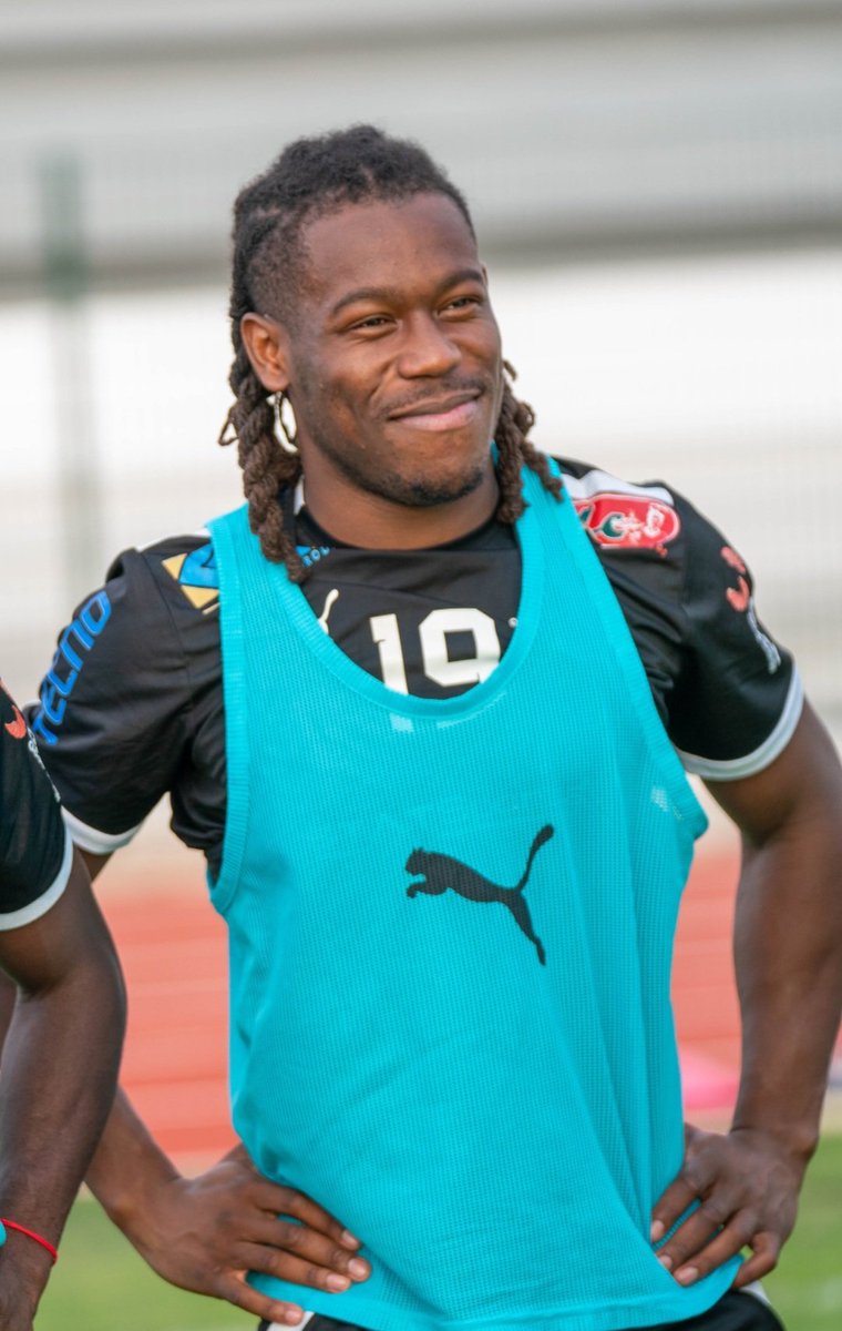 Thomas-Asante enjoying his training session with Ghana before playing tomorrow 🇬🇭🩵 #PUSB